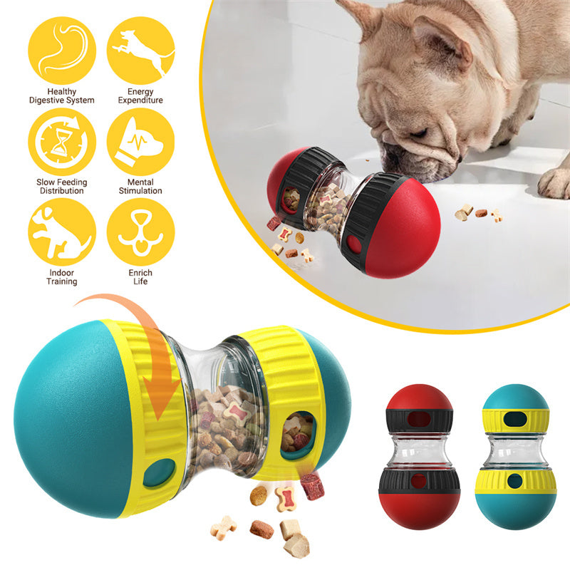 Food Dispensing Dog Toy Interactive Slowly Feeding Toy