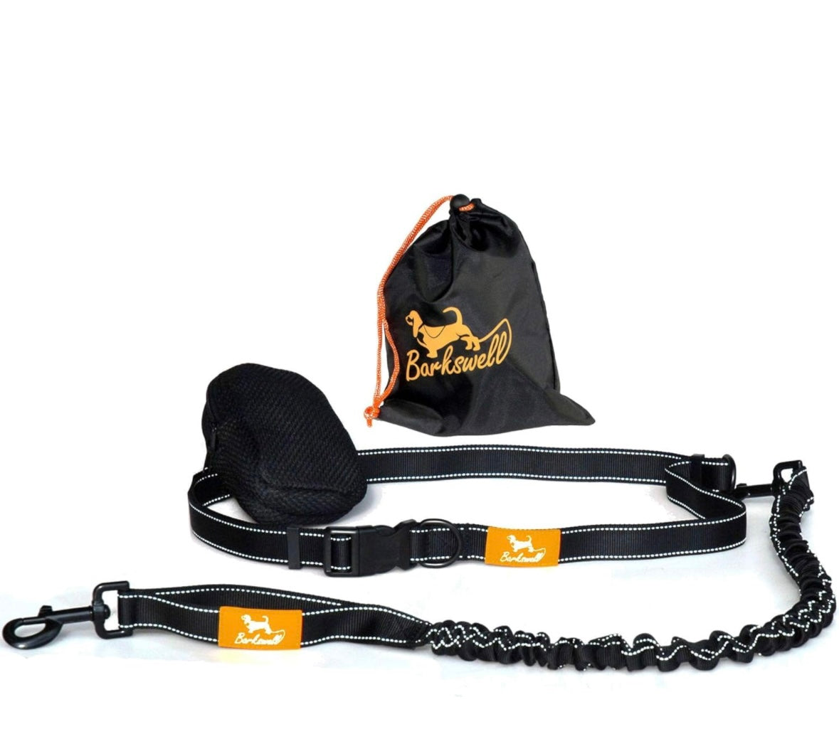 Running Dog Lead with Waist Belt - Hands free