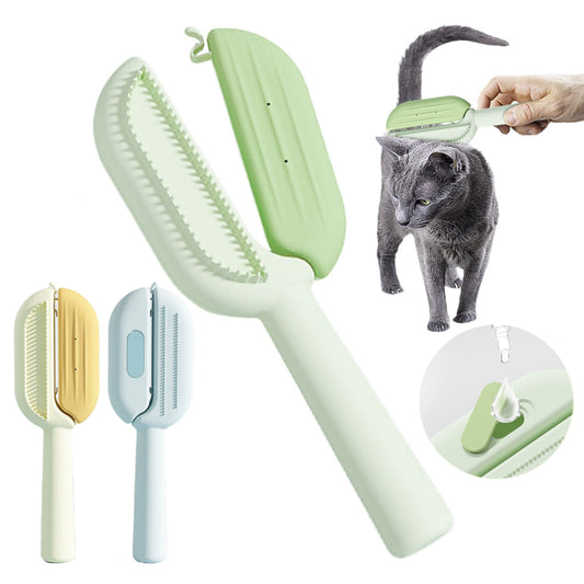 3 In 1 Self-Cleaning Massage Comb Grooming Brush With Water Tank