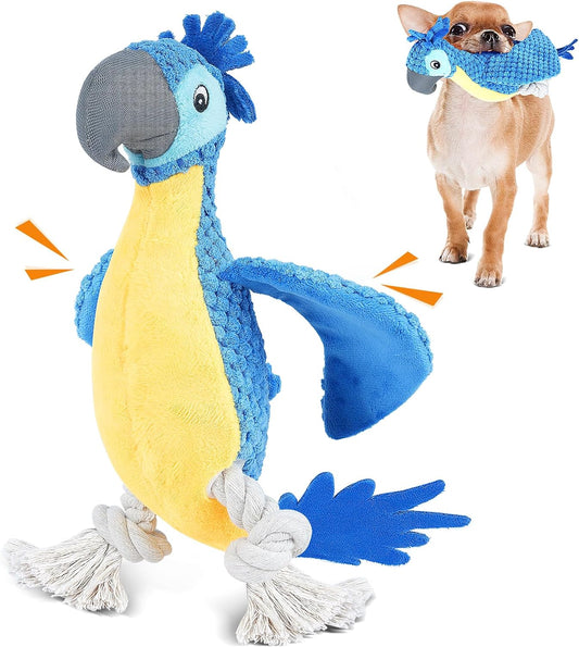 Plush Squeaky Cockatoo Dog Toy
