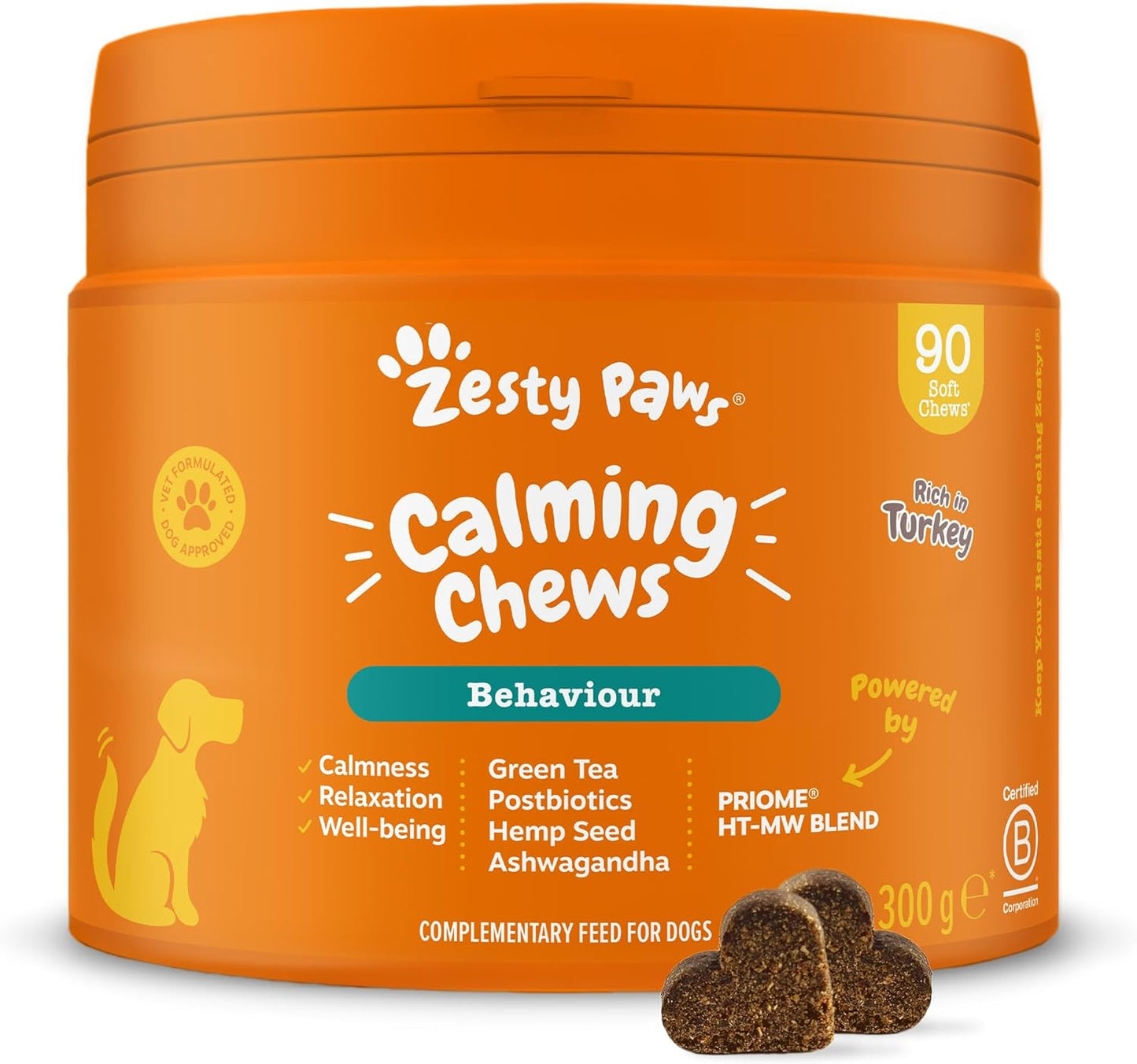 Zesty Paws Calming Chews for Dogs