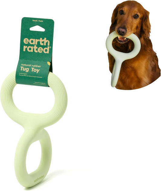 Earth Rated Tug of War Dog Toy, Natural Rubber dog toy