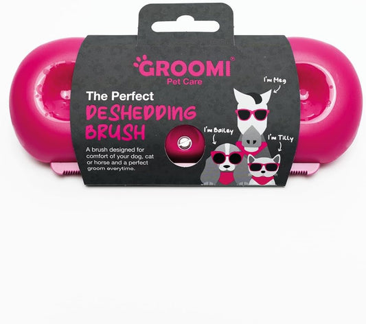 Groomi Deshedding & Grooming Brush for Dogs