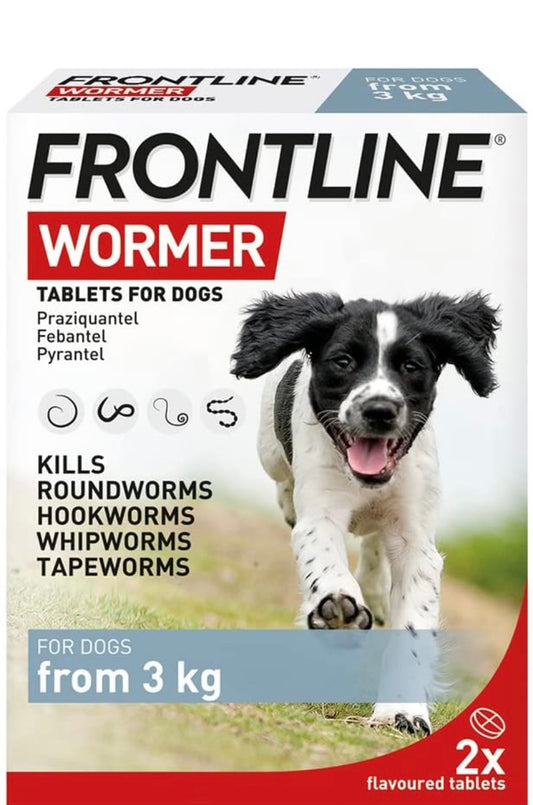 FRONTLINE WORMER - Worming Tablets for Dogs - 2 Tablets