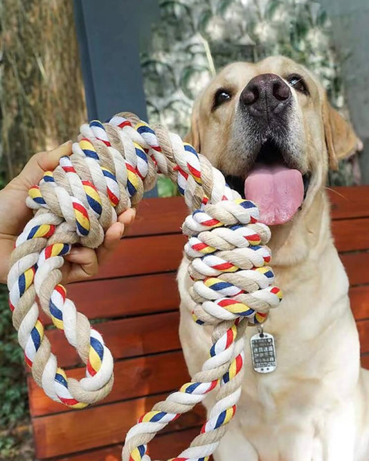 Dog rope tug toy