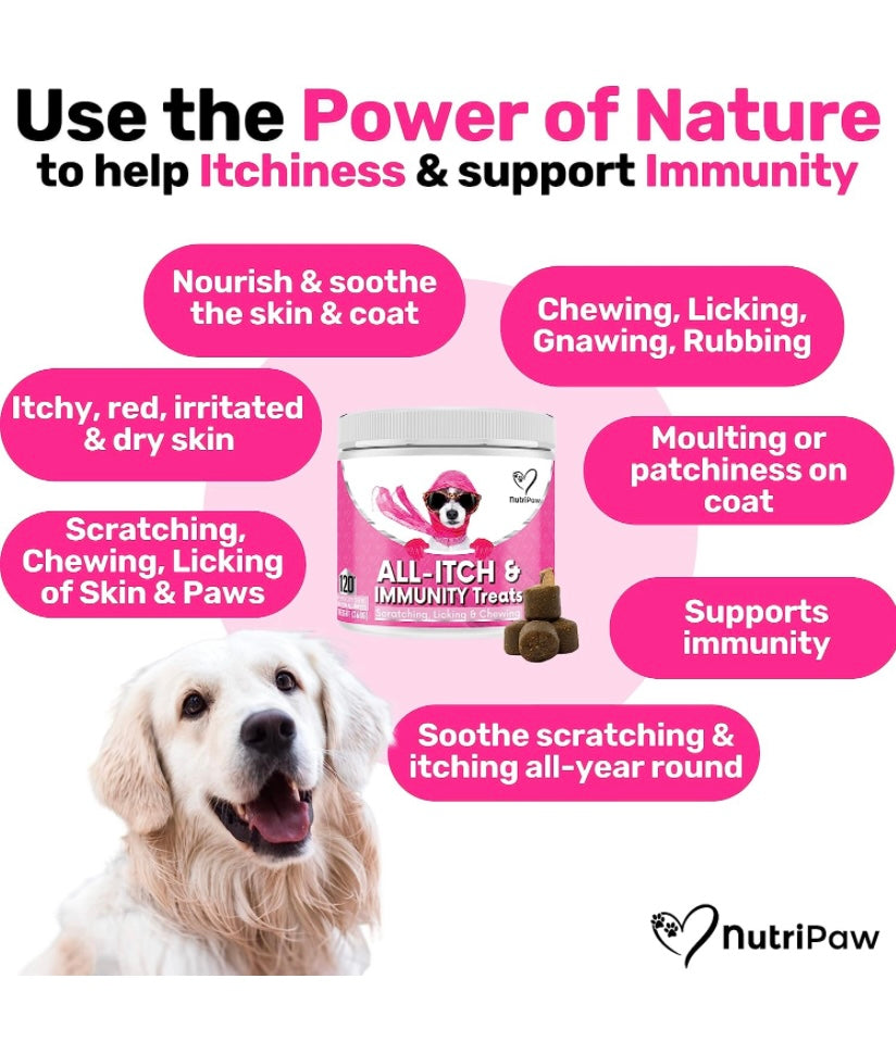 NutriPaw All-Itch Immunity Treats For Dogs