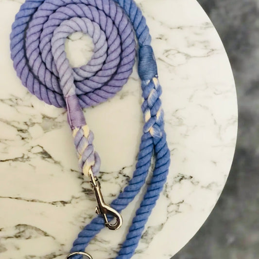 Rope dog Lead Parma Violet Ombre