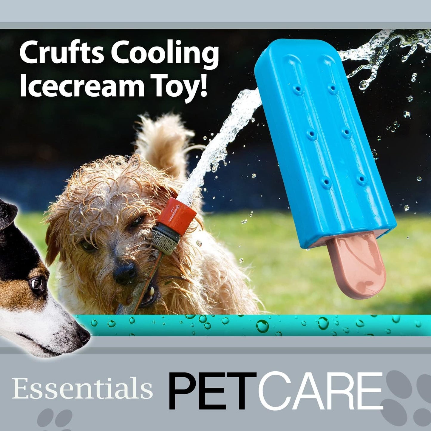 Cooling dog chew - novelty ice cream cooling toy