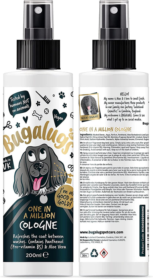 Vegan Dog perfume - One In A Million dog spray