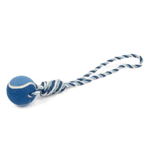 Dog ball rope toy