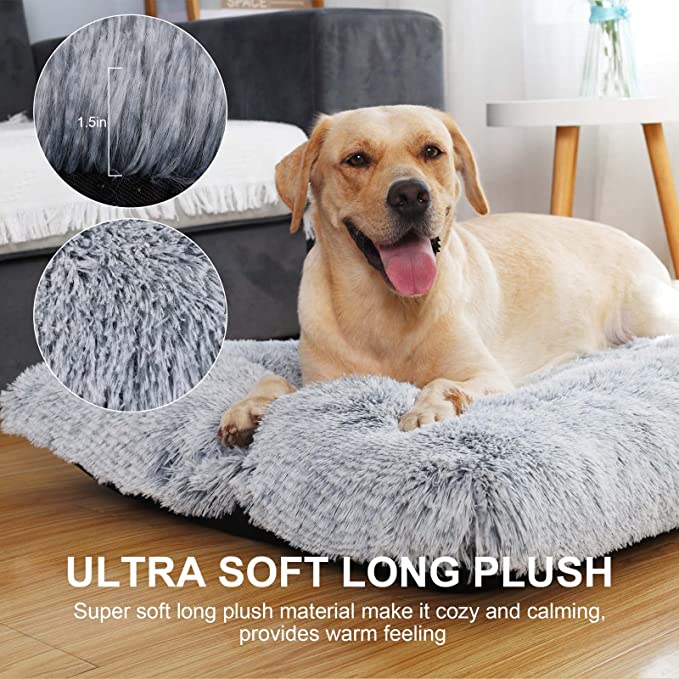 Large Dog Bed Washable, Soft and plush