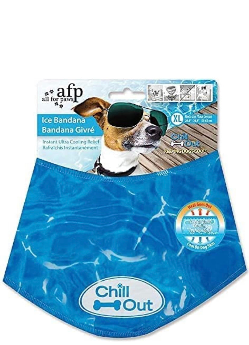 Dog cooling bandana chill out