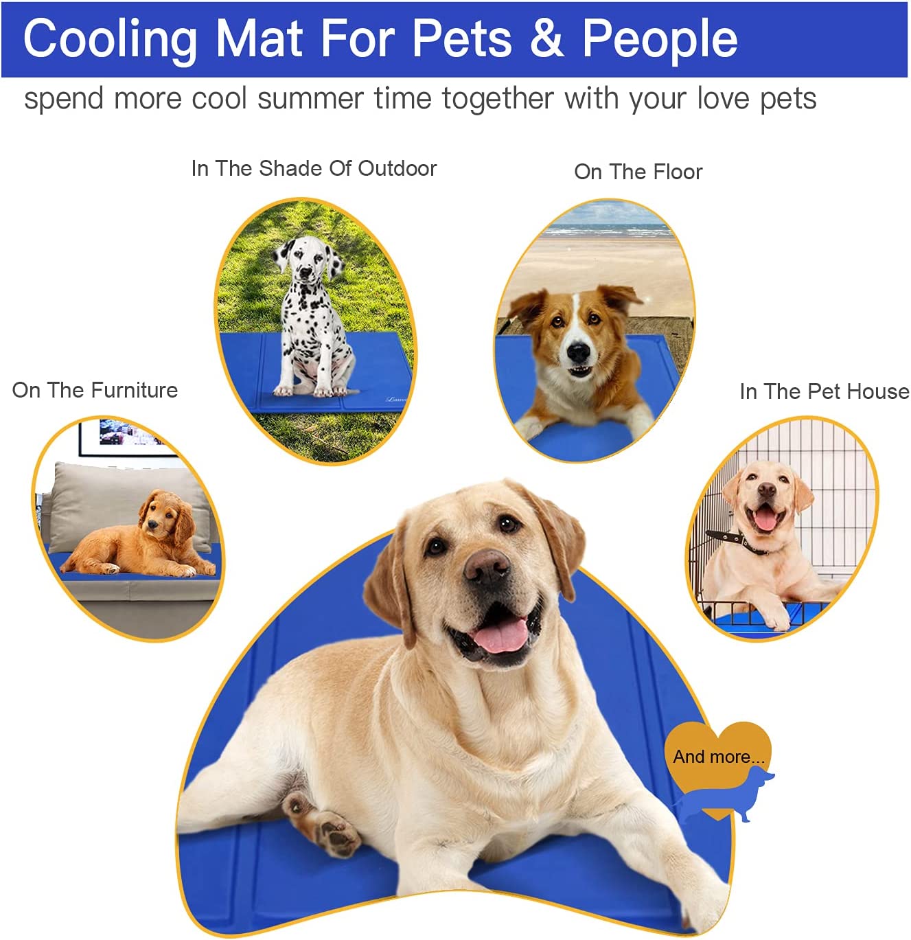 Dog Cool Mat Large