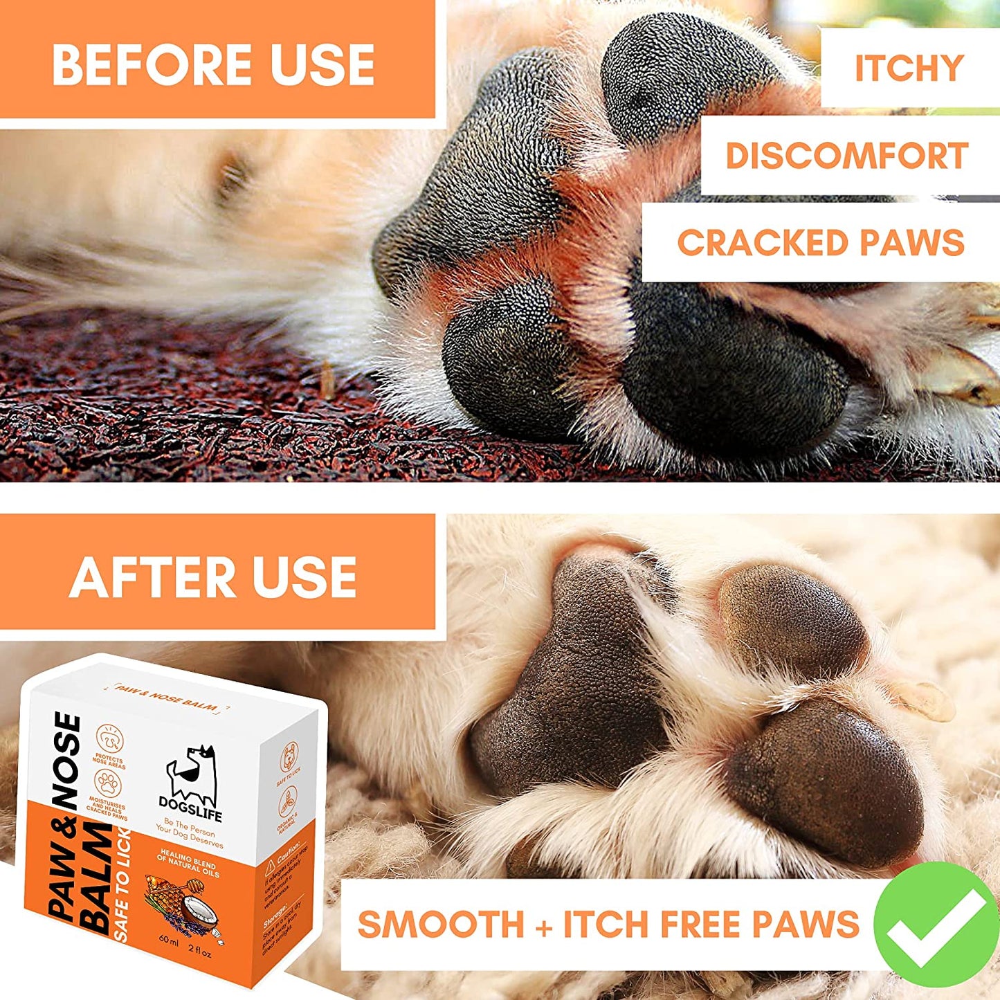 Organic Dog Paw & Nose Balm | 100% Natural