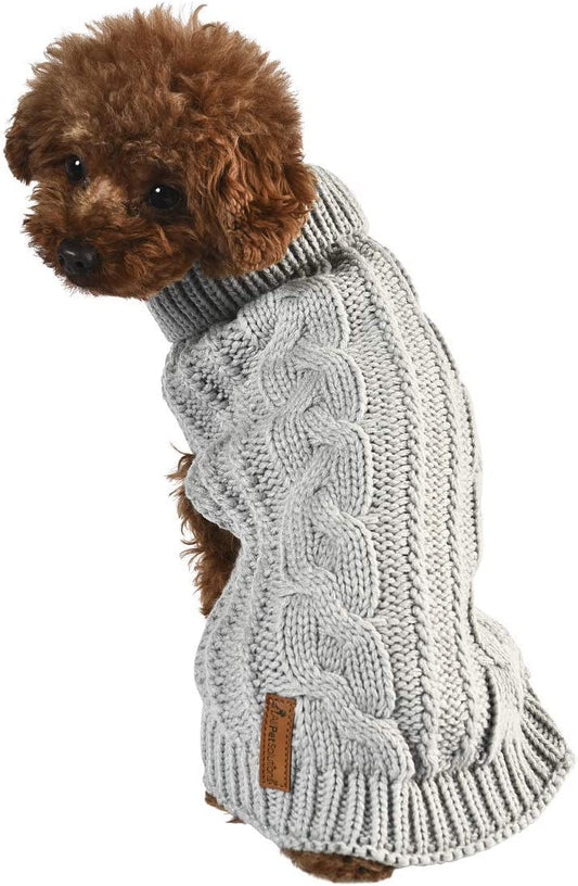 Warm Dog Jumper Knitwear, Luxury Puppy Clothes