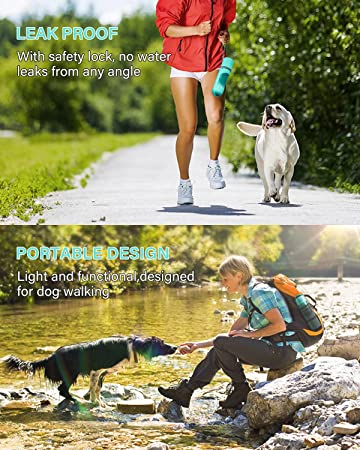 Dog Travel Water Bottle and feeding cup